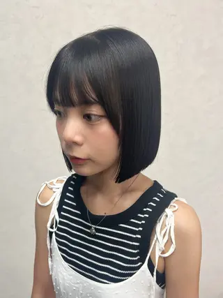ショート ボブ／ストレート🎀 harukaのヘアスタイル