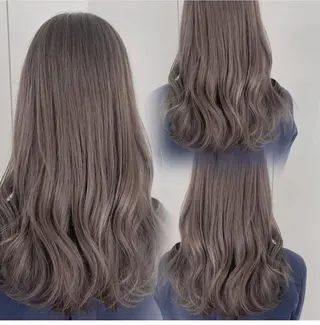 カラー 透明感カラー グレージュ/あいのヘアスタイル