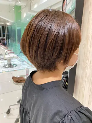ショート 髪質改善　SHEER.銀座所属・銀座　髪質改善 ハシモトリュウタのヘアスタイル