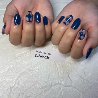 ネイル ーCHECKー ちあきのネイルデザイン