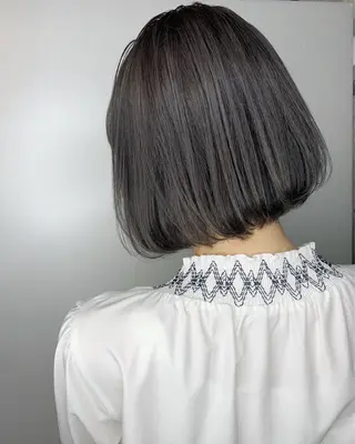 ショート カラー 韓国レイヤー/ミルク ティー🟤高橋　暖のヘアスタイル