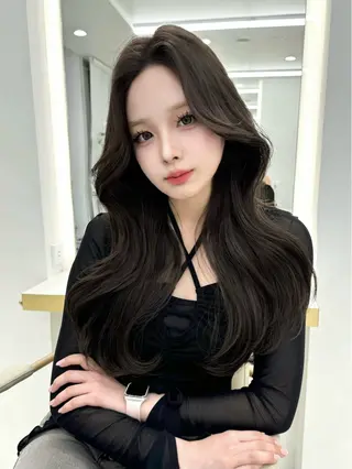 ロング ニュアンスパーマ/ メンズヘア/lisaのヘアスタイル