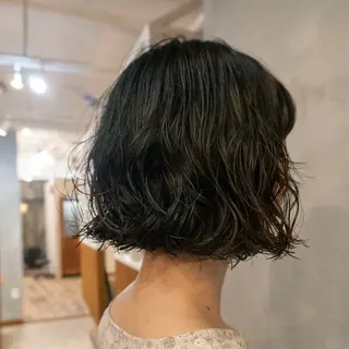 ミディアム パーマ 🌿ボブ パーマ高橋啓太🌿のヘアスタイル