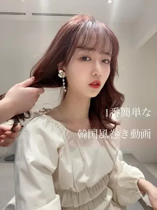 ミディアム カラー レイヤー専門家 ダブルカラー修のヘアスタイル