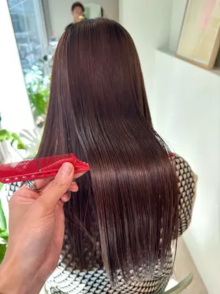 ロング 髪質改善スペシャリス ト長尾勇弥/梅田中津のヘアスタイル