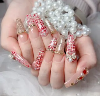 ネイル M🌷nail 長さだし専門店のネイルデザイン