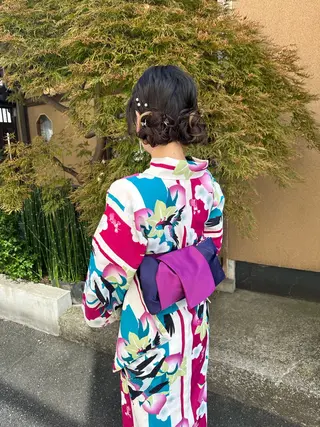 セミロング ヘアアレンジ 🖤KURUMI🖤 潤艶・髪質改善のヘアスタイル