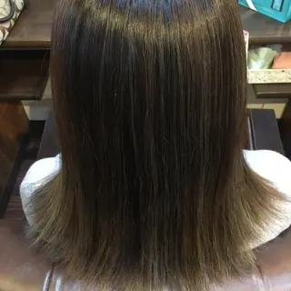 セミロング カラー HairDesign Azurのヘアスタイル