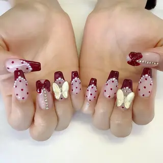 ネイル 💎🐰 saki. m 🐰💎のネイルデザイン