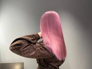 ロング カラー 艶 ケアブリーチ 🎀🩵RISAのヘアスタイル