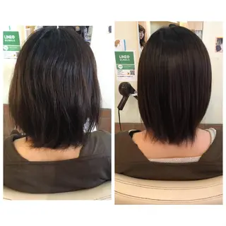 パーマ 髪質改善✨️透明感カ ラー✧*。山下さいみのヘアスタイル