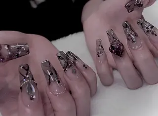 ネイル Spiky とうげ ふうかのネイルデザイン