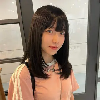 セミロング カラー Neale. ユメのヘアスタイル