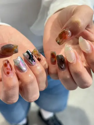 ネイル ハイトーン特化 pepe🎀のヘアスタイル