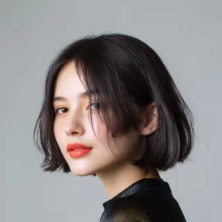 ミディアム 飯田 知将のヘアスタイル