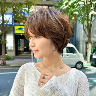 ショート 銀座/ショート特化/ 似合わせカット/といのヘアスタイル