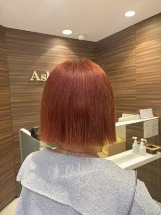 ミディアム カラー ハイトーンカラー☁️ 西條 楓花のヘアスタイル