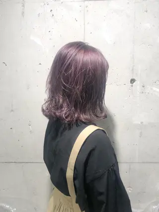 ミディアム カラー パーマ ヘアアレンジ メンズ キッズ ネイル マツエク・マツパ Rene'所属・当日予約⭕️ yuriのヘアスタイル