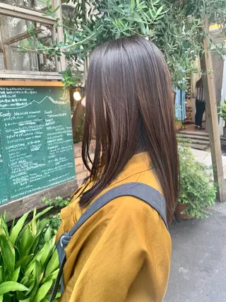 セミロング パーマ LEB所属・下河 宗太のヘアスタイル
