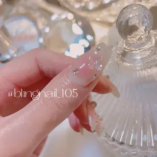 ネイル 23時まで❤︎韓国、 ワンホンネイルのネイルデザイン