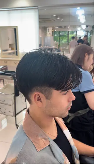 メンズ SALOWIN渋谷caldo店B1所属・岐津公太 メンズ縮毛矯正のプロのヘアスタイル