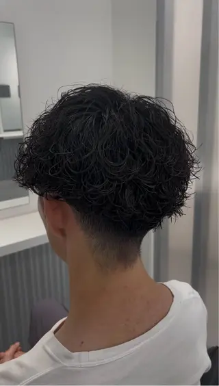 ショート パーマ メンズ メンズ特化/パーマ 短髪パーマ/来星のヘアスタイル