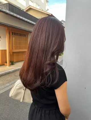 カラー 中村 美保のヘアスタイル