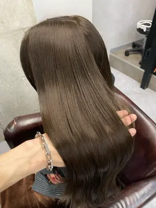 ロング カラー 韓国/ワンホンヘア 髪質改善/MaCoのヘアスタイル