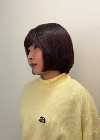 ミディアム 🎨透明感カラー/ ハイライト/近藤怜那のヘアスタイル