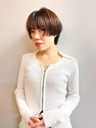 ショート くせ毛カットとパーマ /美容室難民の方是非のヘアスタイル