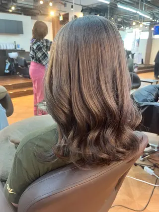 セミロング 🍒Ayana🍒 艶カラー🍒のヘアスタイル