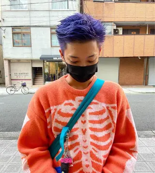 ショート カラー yuna/ボブカット /ハイトーンカラーのヘアスタイル