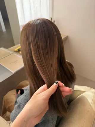 セミロング カラー りん/ハイトーン💖 🌈髪質改善✨️浜松のヘアスタイル