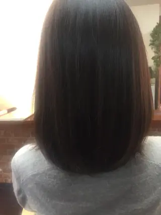 ミディアム パーマ 桧山 真のヘアスタイル