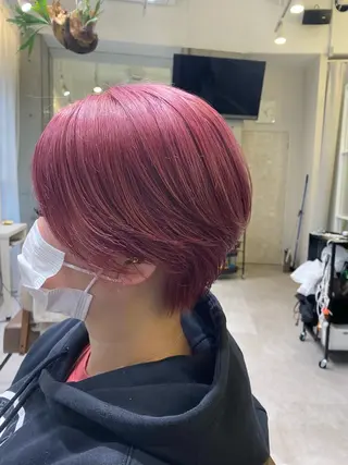 ショート 大久保 優香のヘアスタイル