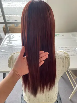 ロング 高橋 真歩のヘアスタイル