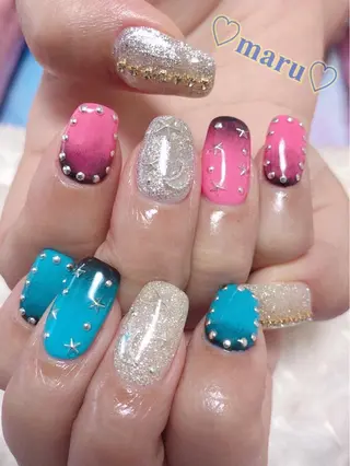ネイル まるみ ♡のネイルデザイン