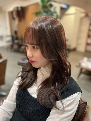 ロング 🫧ベージュカラー× レイヤー🫧HARUのヘアスタイル