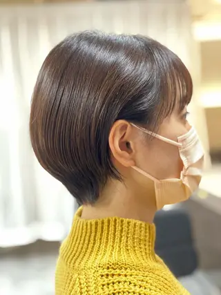 ショート 大人艶カラー/ ショートカット　辻岡のヘアスタイル