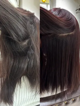 ミディアム 髪質改善/まつパ👀 himari🌻のヘアスタイル