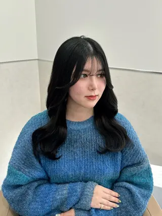 セミロング 韓国ヘア/エクステ/ Maiのヘアスタイル