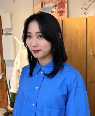 カラー aiko【艶カラー ・ミニモ年内で終了】のヘアスタイル