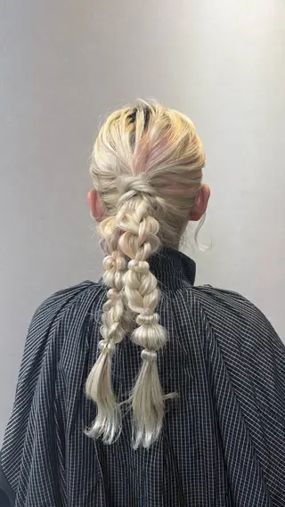 ロング カラー ヘアアレンジ Daisy🎀天神・ 大名サロン🎀Rioのヘアスタイル