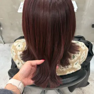 ミディアム カラー 韓国レイヤー/暖色 カラー/KOTONEのヘアスタイル