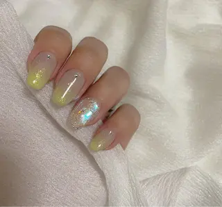 セミロング ネイル m ♡のネイルデザイン