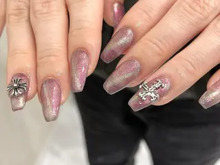 ネイル ki🍒🍒 ki ツルツルネイルのネイルデザイン