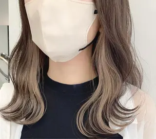 ロング カラー 透明感カラー🌿 藤沢Lina ななよのヘアスタイル