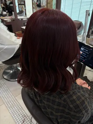 ミディアム FaB千葉所属・【暖色ハイトーン】 HARUNA🌼のヘアスタイル