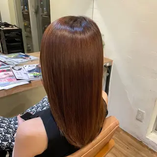 ロング 髪質改善カラー＆ 縮毛矯正　石井良平のヘアスタイル