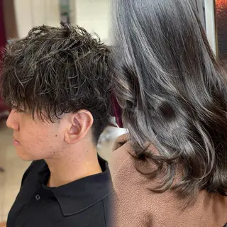 ミディアム パーマ メンズ 🔅PARS bis Futaba🔆のヘアスタイル